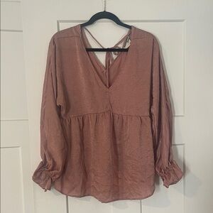 Elegant Mauve Blouse